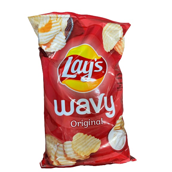 Lay's Lay's Wavy Potato Chips, Original Flavor, 7.75 oz Bag