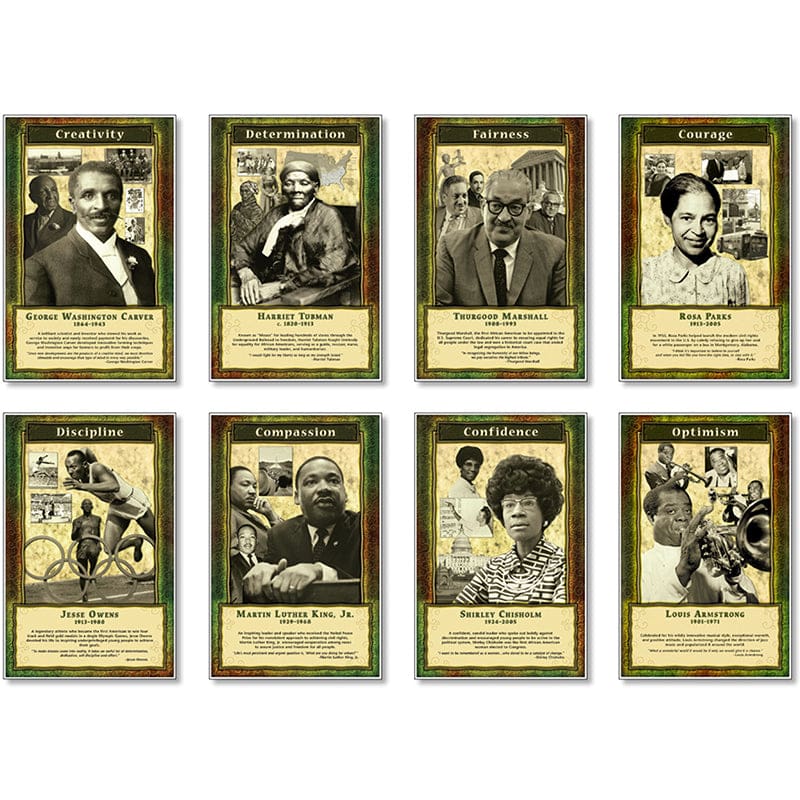 Leaders And Achievers Bb Set 8 Pcs 11 X 17 (Pack of 2) - Motivational - North Star Teacher Resource