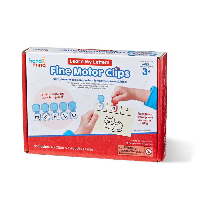 Learn My Letters Fine Motor Clips (New Item With Future Availability Date) (Pack of 2) - Language Arts - Learning Resources