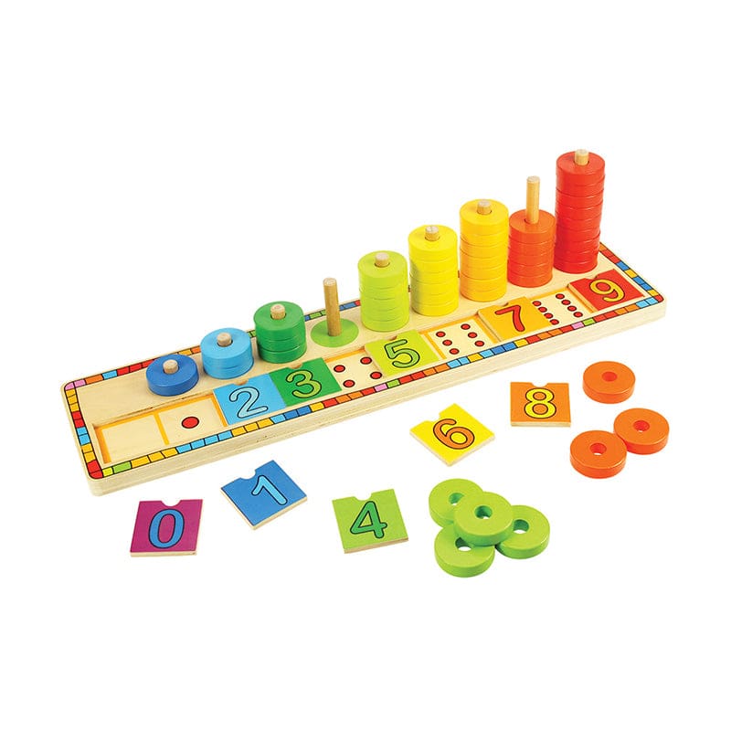 Learn To Count - Wooden Puzzles - Bigjigs Toys