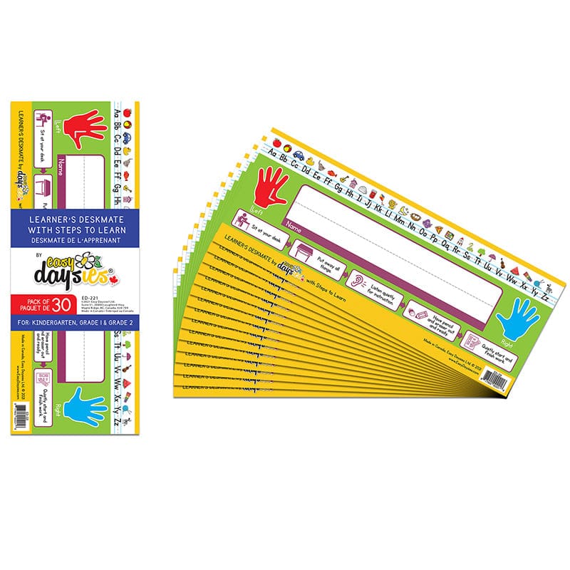 Learners Deskmate With Steps To Learning (Pack of 2) - Name Plates - Easy Daysies Ltd.