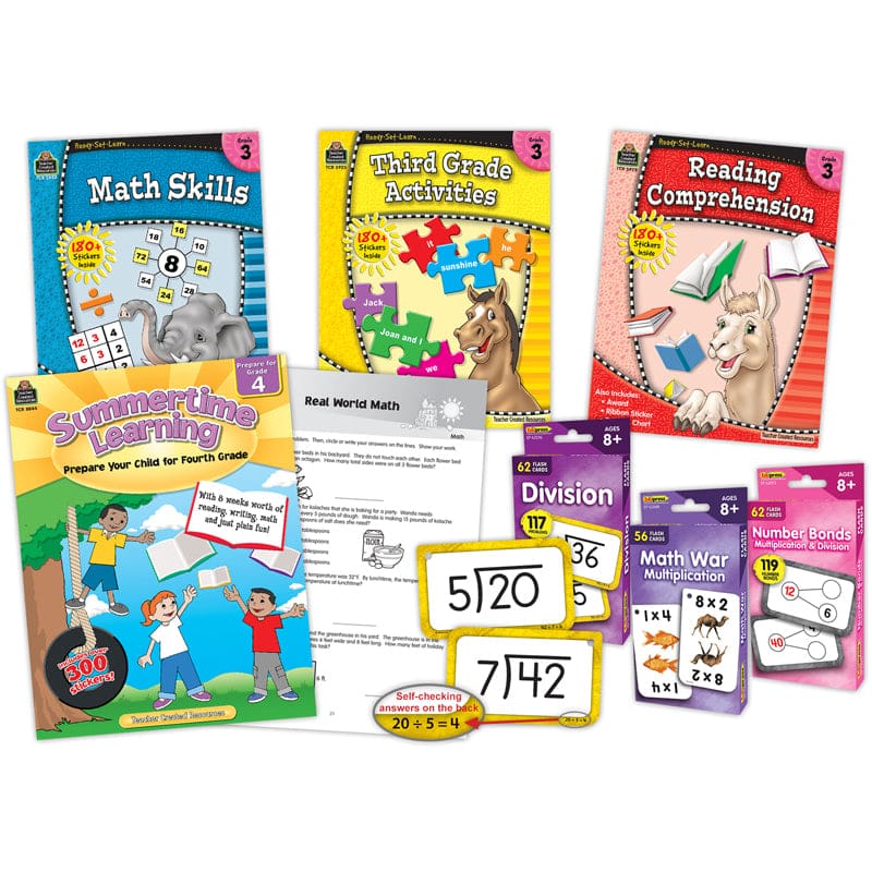 Learning At Home Grade 3 Kit - PARENT RESOURCES - Teacher Created Resources