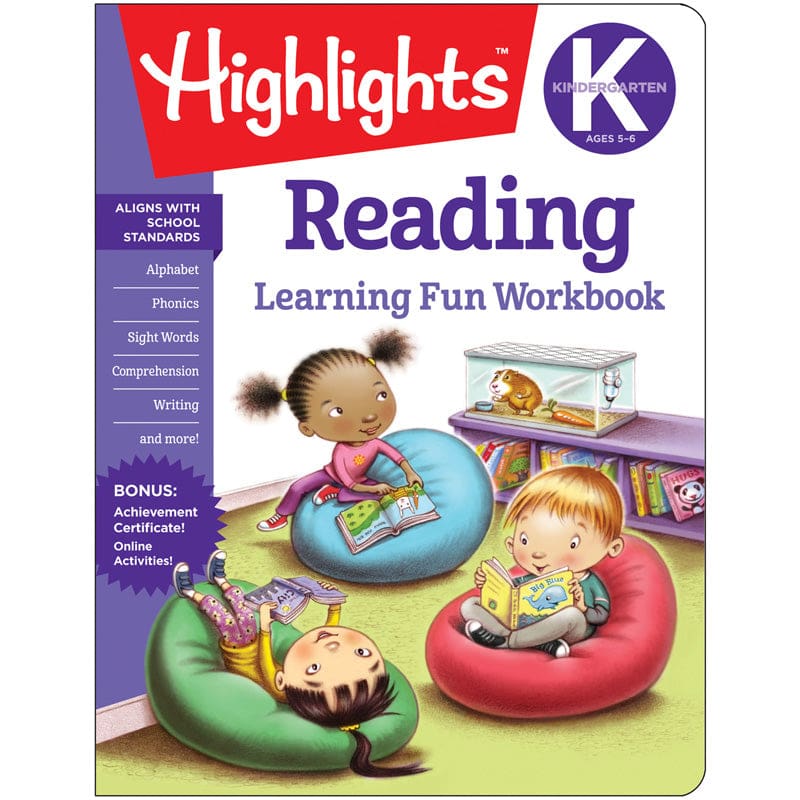 Learning Fun Workbooks Reading Highlights (Pack of 10) - Reading Skills - Highlights For Children
