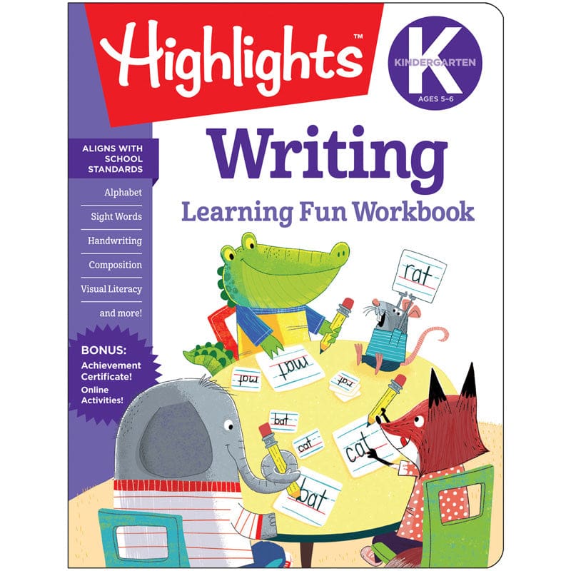 Learning Fun Workbooks Writing Highlights (Pack of 10) - Writing Skills - Highlights For Children