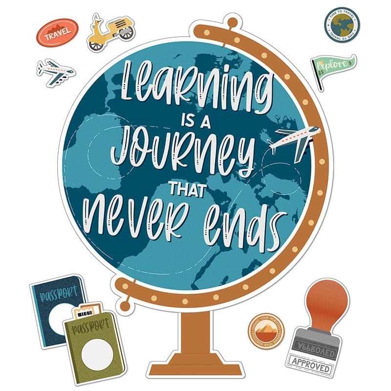 Learning Is A Journey Bulletin Set Lets Explore (Pack of 3) - Classroom Theme - Carson Dellosa Education