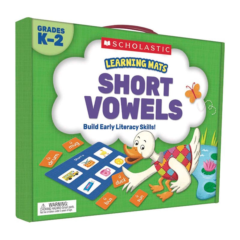 Learning Mats Short Vowels (Pack of 3) - Mats - Scholastic Teaching Resources