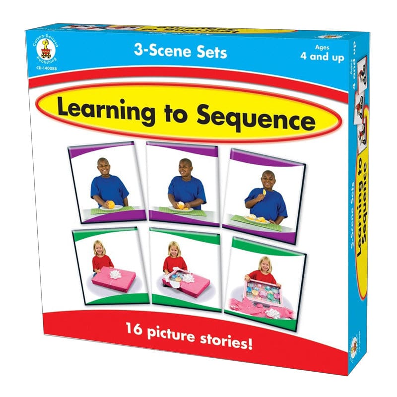 Learning To Sequence 3 Scene (Pack of 6) - Language Arts - Carson Dellosa Education