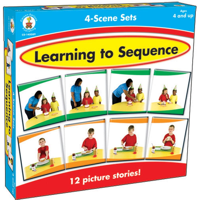 Learning To Sequence 4 Scene (Pack of 6) - Language Arts - Carson Dellosa Education