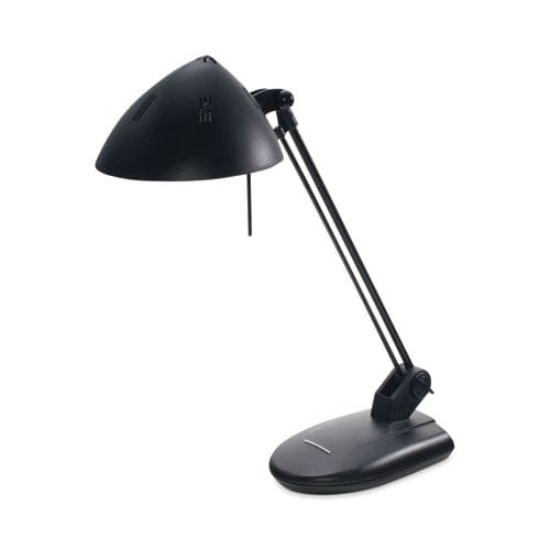 Ledu High-output Three-level Halogen Desk Lamp 6.75w X 9d X 20.25h Matte Black - School Supplies - Ledu®