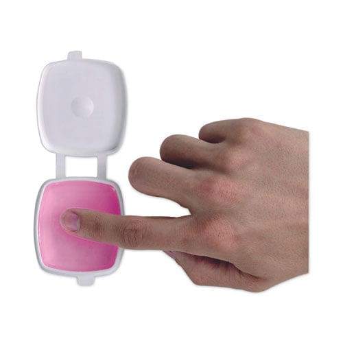 LEE Sortkwik Fingertip Moisteners 1 Oz Pink - Office - LEE
