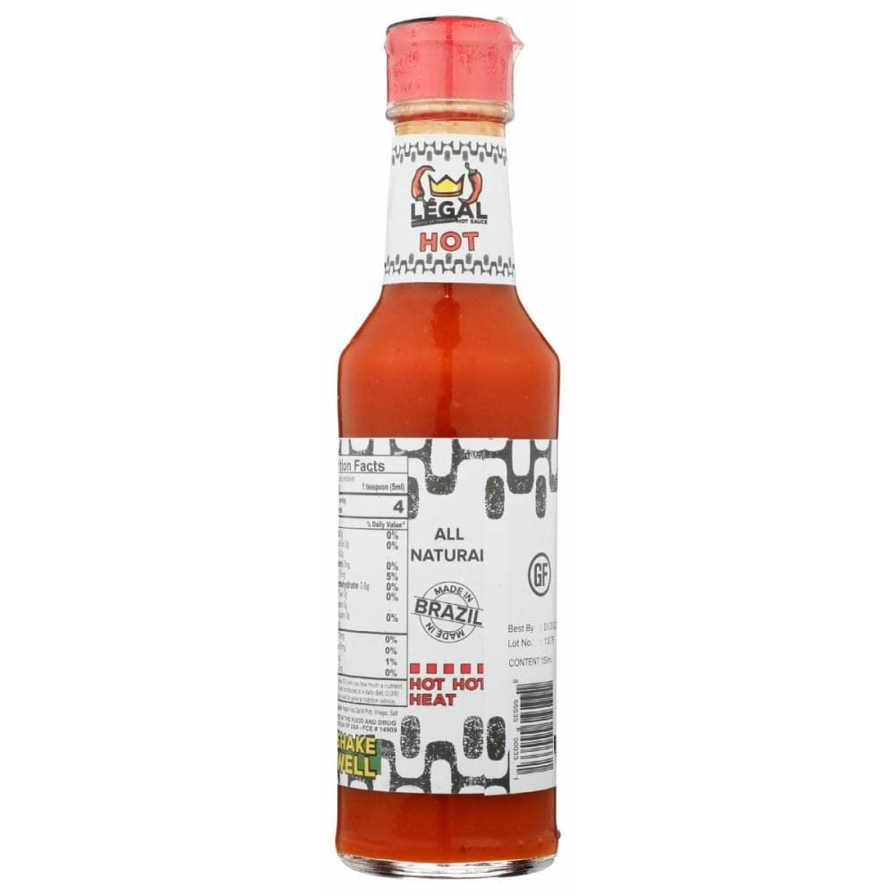 LEGAL HOT SAUCE Grocery > Pantry LEGAL HOT SAUCE: Hot Sauce, 5 fo
