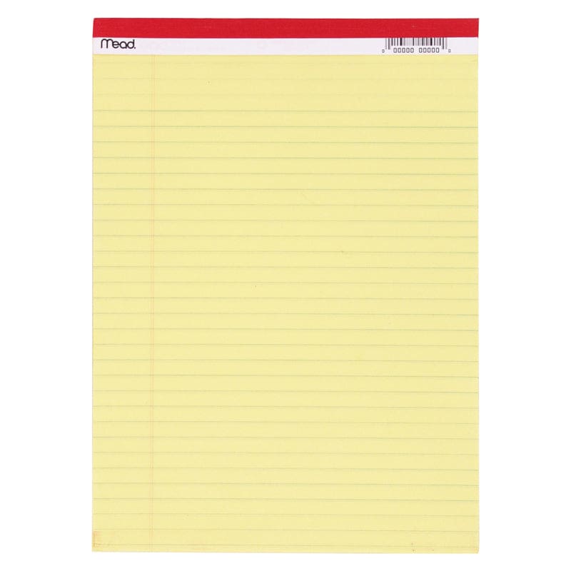 Legal Pad 8.5X11.75 50 Ct Canary (Pack of 12) - Note Books & Pads - Mead - Acco Brands Usa LLC