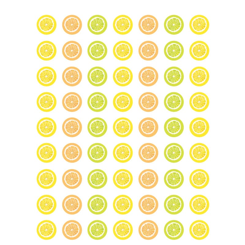 Lemon Zest Mini Stickers (Pack of 12) - Stickers - Teacher Created Resources