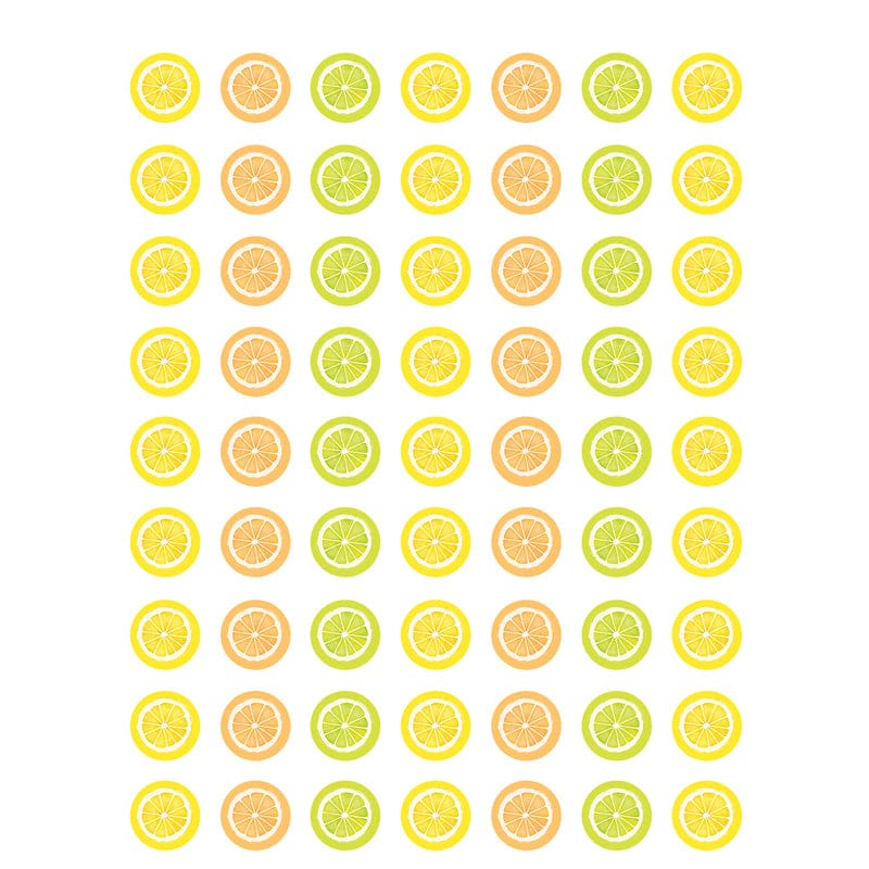 Lemon Zest Mini Stickers (Pack of 12) - Stickers - Teacher Created Resources