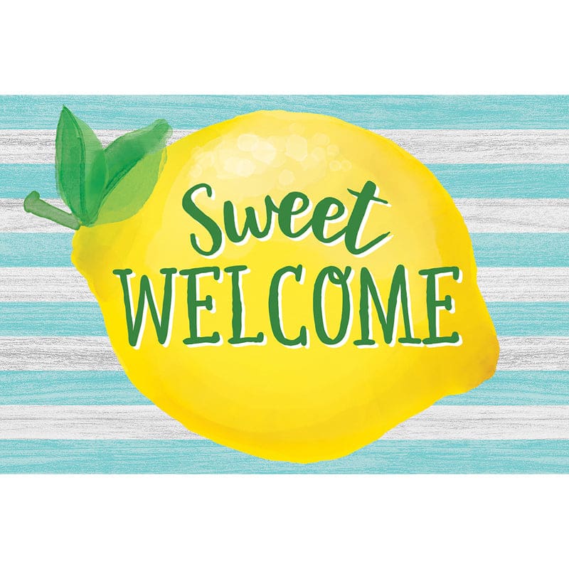 Lemon Zest Sweet Welcome Postcards (Pack of 10) - Postcards & Pads - Teacher Created Resources