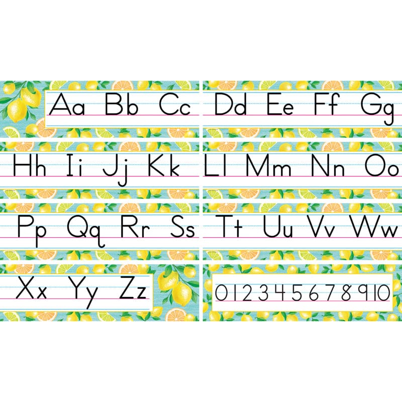 Lemon Zest Tradit Prntng Mini Bb St (Pack of 6) - Alphabet Lines - Teacher Created Resources