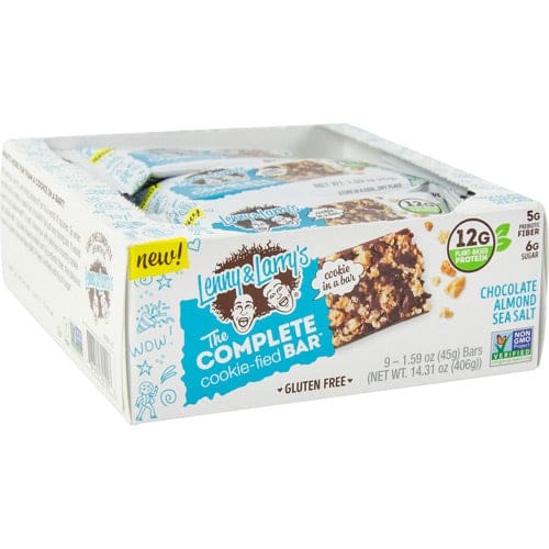 Lenny & Larry’S The Complete Cookie-Fied Bar Chocolate Almond Sea Salt 9 ea - Lenny & Larry’S