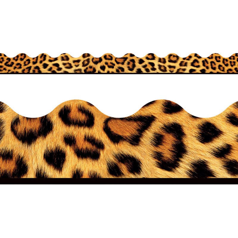 Leopard Terrific Trimmers Scalloped (Pack of 10) - Border/Trimmer - Trend Enterprises Inc.