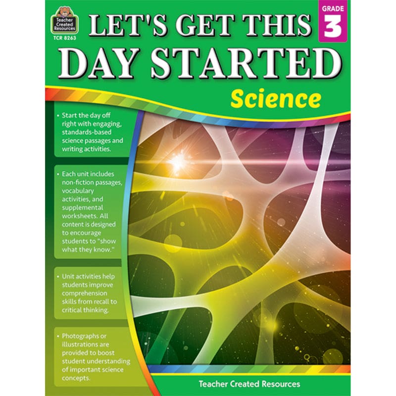 Lets Get Day Started Science Gr3 (Pack of 3) - Activity Books & Kits - Teacher Created Resources