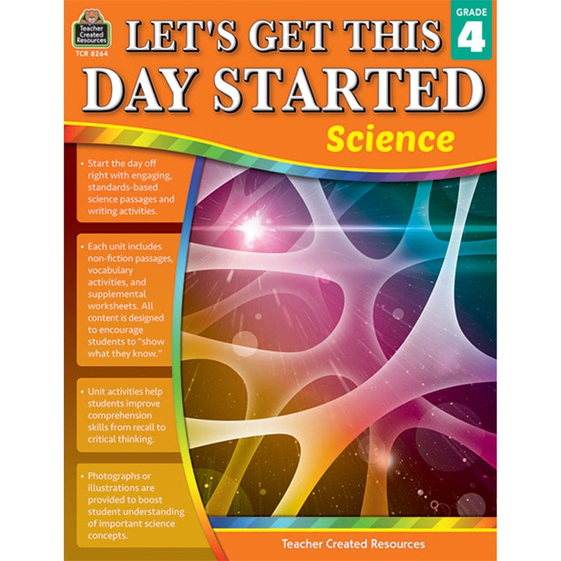 Lets Get Day Started Science Gr4 (Pack of 3) - Activity Books & Kits - Teacher Created Resources