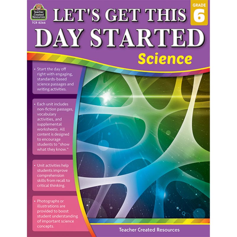 Lets Get Day Started Science Gr6 (Pack of 3) - Activity Books & Kits - Teacher Created Resources