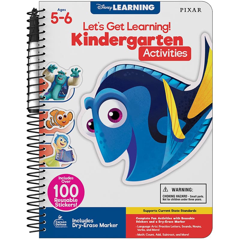 Lets Get Learn Kindergrtn Activits (Pack of 3) - Skill Builders - Carson Dellosa Education