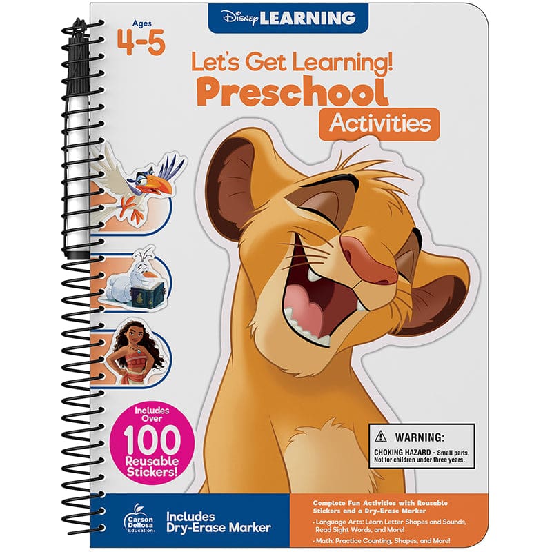 Lets Get Learn Preschool Activities (Pack of 3) - Skill Builders - Carson Dellosa Education