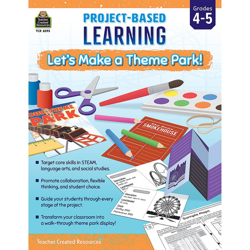 Lets Make A Theme Park Project Basd Learning (Pack of 3) - Skill Builders - Teacher Created Resources