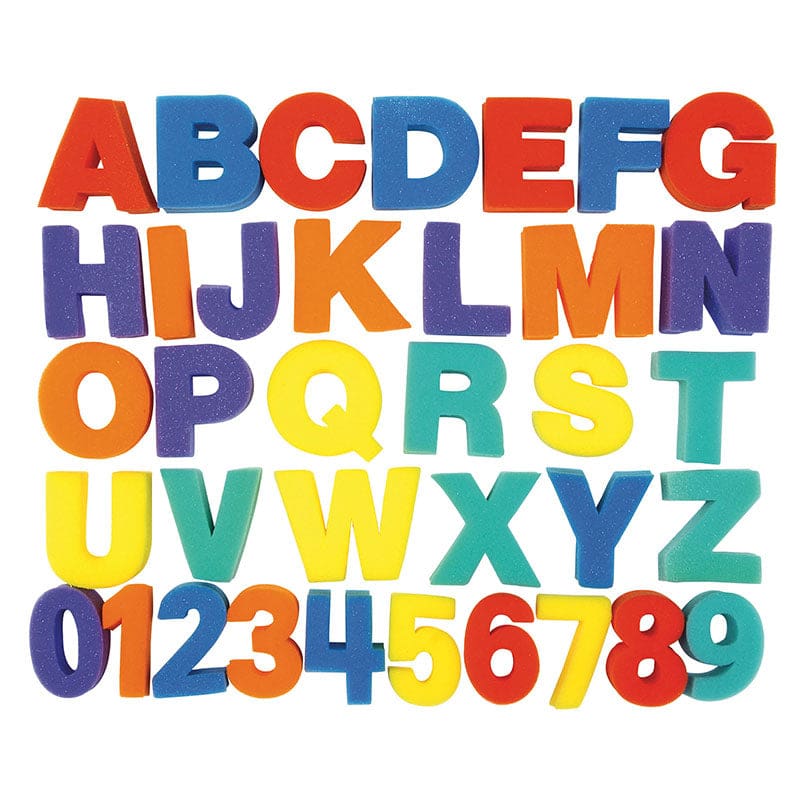 Letters And Numbers Sponge Set (Pack of 2) | ShelHealth