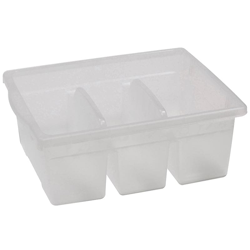 Leveled Reading Clear Large Divided Book Tub (Pack of 2) - Storage Containers - Copernicus Educational Prod.