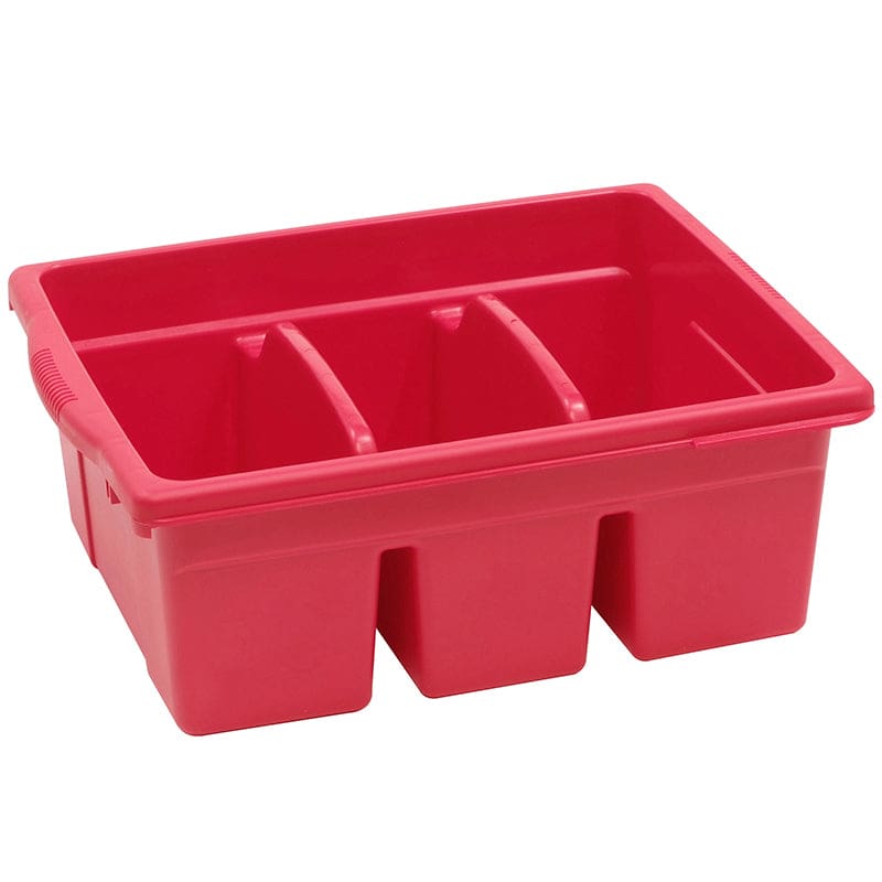 Leveled Reading Red Large Divided Book Tub (Pack of 3) - Storage Containers - Copernicus Educational Prod.