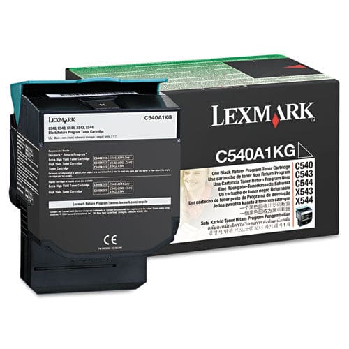 Lexmark C540a1kg Return Program Toner 1,000 Page-yield Black - Technology - Lexmark™