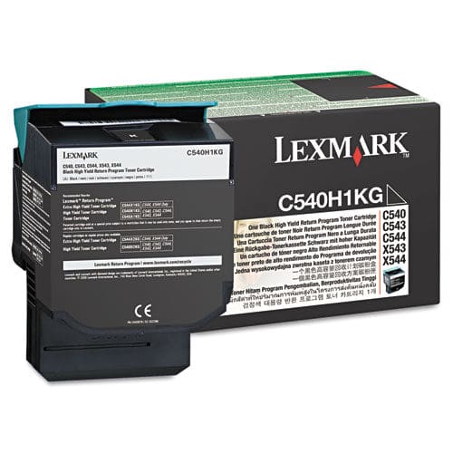 Lexmark C540h1kg Return Program High-yield Toner 2,500 Page-yield Black - Technology - Lexmark™