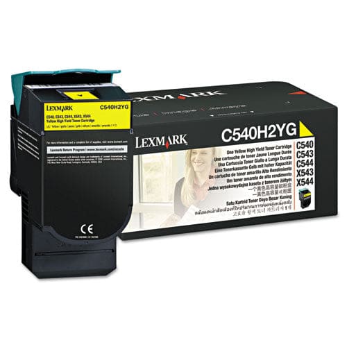 Lexmark C540h2yg High-yield Toner 2,000 Page-yield Yellow - Technology - Lexmark™