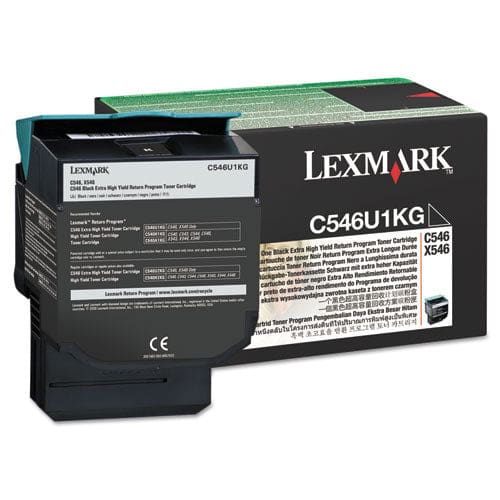 Lexmark C546u1kg Return Program Extra High-yield Toner 8,000 Page-yield Black - Technology - Lexmark™