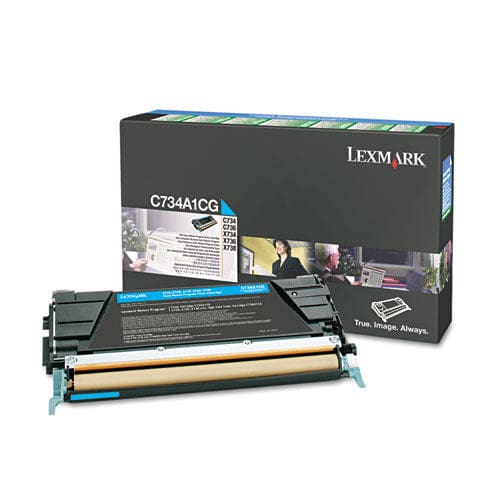 Lexmark C734a2cg Toner 6,000 Page-yield Cyan - Technology - Lexmark™