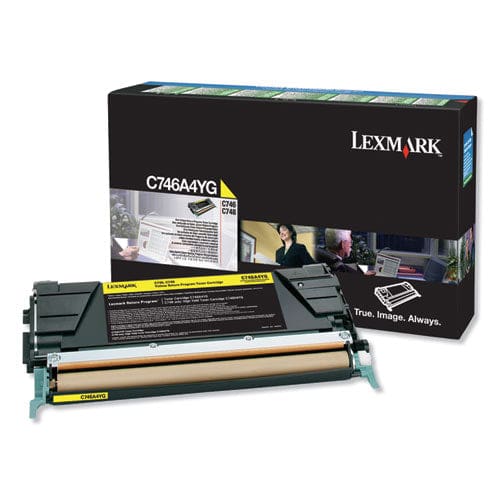 Lexmark C746a1yg Return Program Toner 7,000 Page-yield Yellow Taa Compliant - Technology - Lexmark™