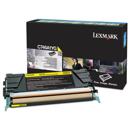 Lexmark C746a1yg Return Program Toner 7,000 Page-yield Yellow - Technology - Lexmark™