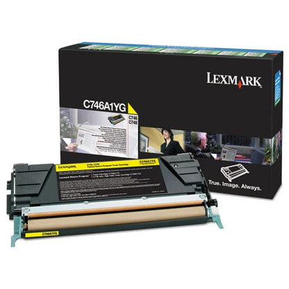 Lexmark C746a1yg Return Program Toner 7,000 Page-yield Yellow - Technology - Lexmark™