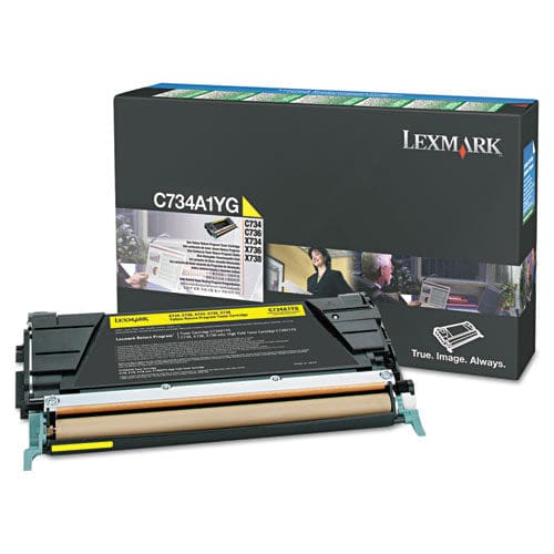Lexmark C748h1yg Return Program High-yield Toner 10,000 Page-yield Yellow - Technology - Lexmark™