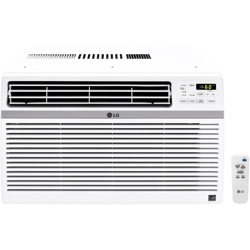 LG 8,000 BTU 115V Window-Mounted Air Conditioner with Remote Control - Air Conditioners & Coolers - LG
