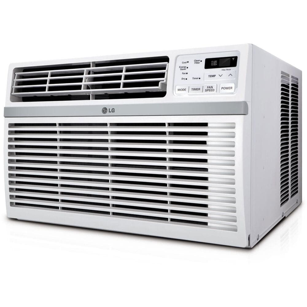 LG Energy Star Rated 6,000 BTU Window Air Conditioner with Remote Control in White - Air Conditioners & Coolers - LG