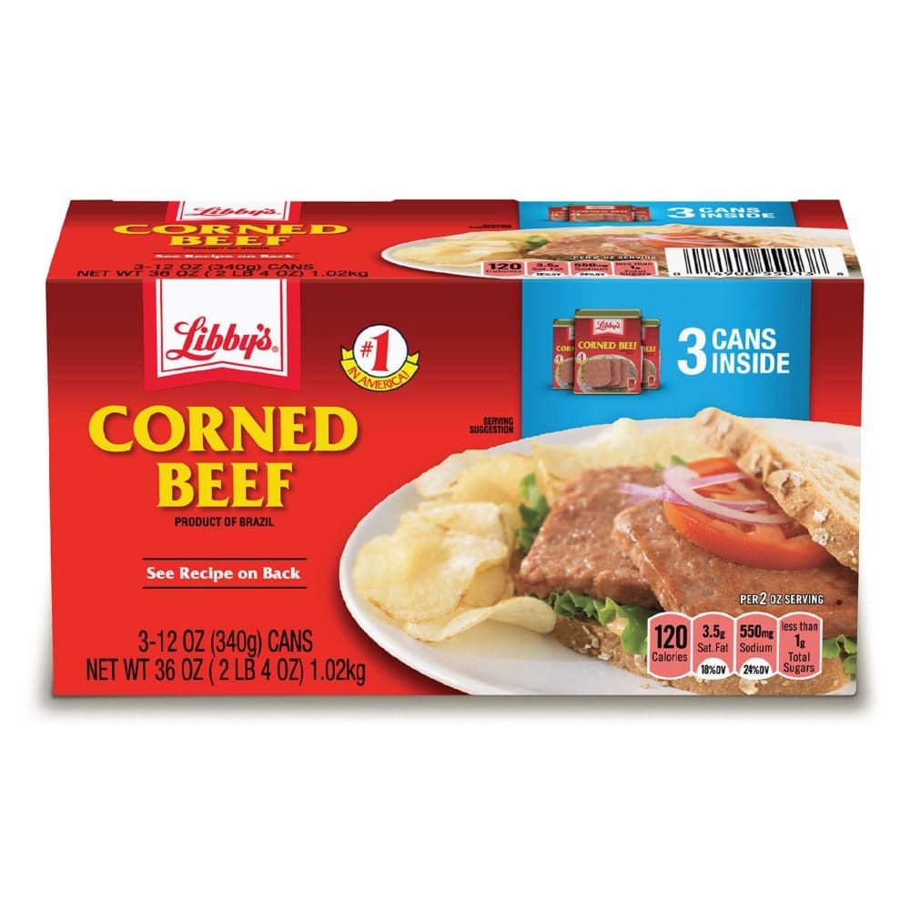 Libby’s Corned Beef (12 oz. 3 pk.) - Meat Poultry & Seafood - Libby’s Corned