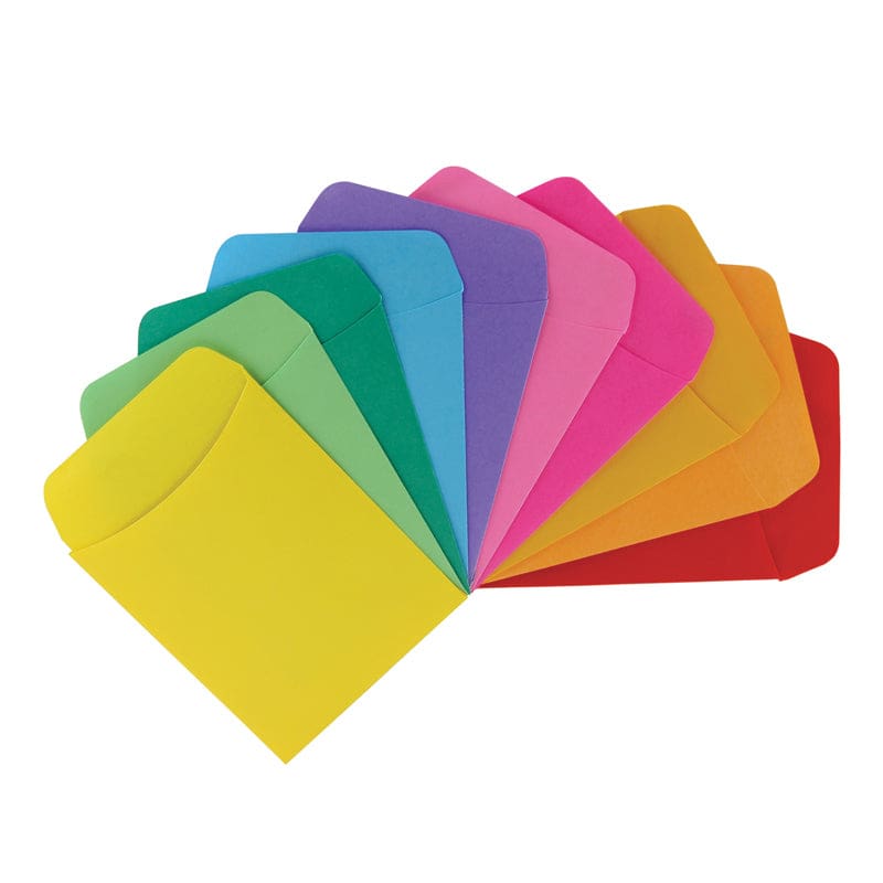 Library Pockets 30Ct Asst Colors Self-Adhesive (Pack of 3) - Library Cards - Hygloss Products Inc.