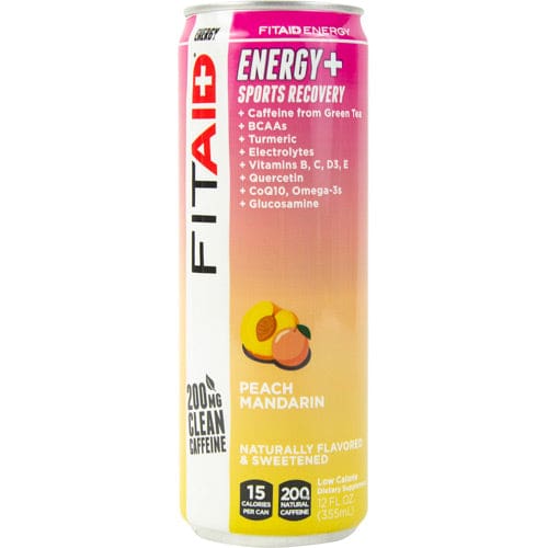 Lifeaid Beverage Company Fitaid Energy Peach Mandarin 12 ea - Lifeaid Beverage Company
