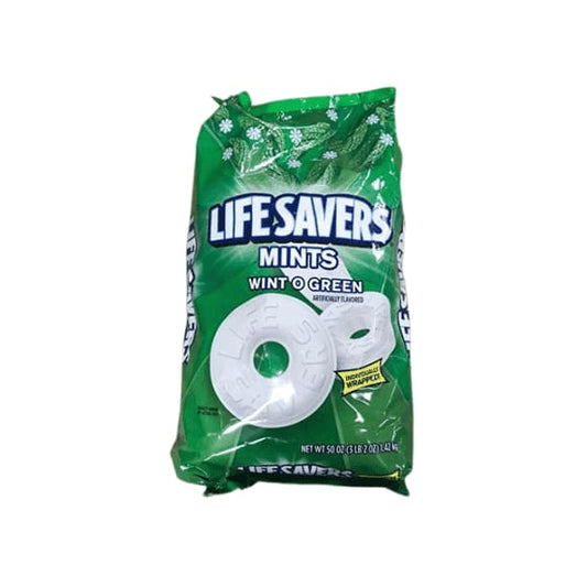 LifeSavers Wint O Green Mints - 50 oz. bag - ShelHealth.Com