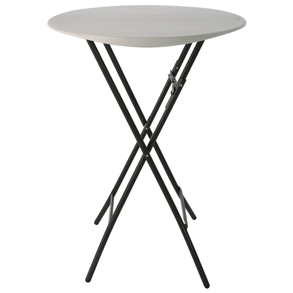 Lifetime 33-Inch Round Bistro Table (Light Commercial) - Folding & Stackable Furniture - Lifetime