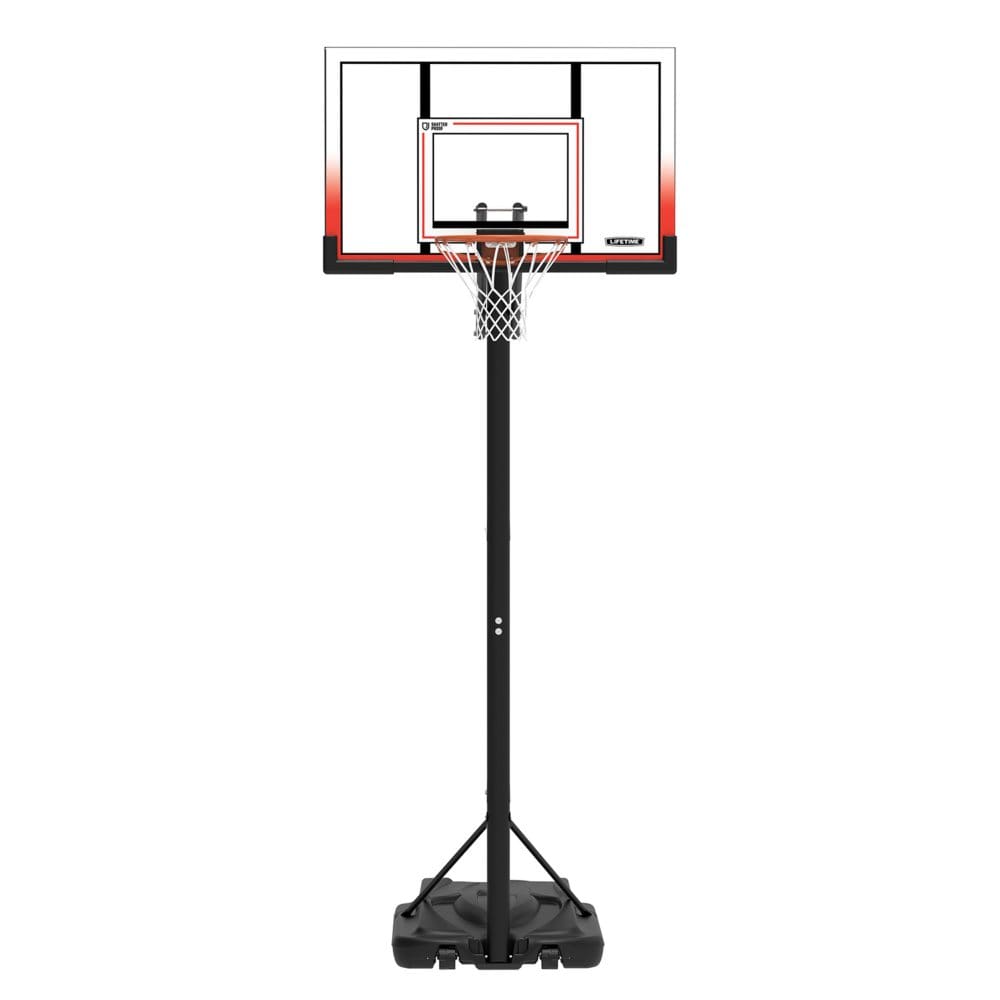 Lifetime 52 Shatter Guard Portable Basketball System - Sports Equipment - Lifetime
