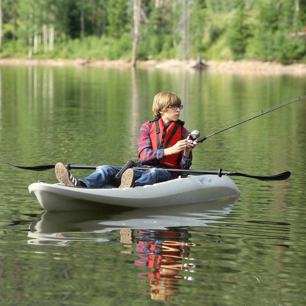 Lifetime Hydros Angler 85 Fishing Kayak (Paddle Included) - Canoes Kayaks & Paddleboards - Lifetime