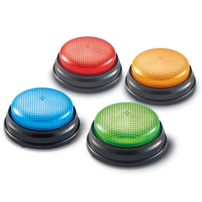Lights And Sounds Buzzers Set Of 4 - Games & Activities - Learning Resources